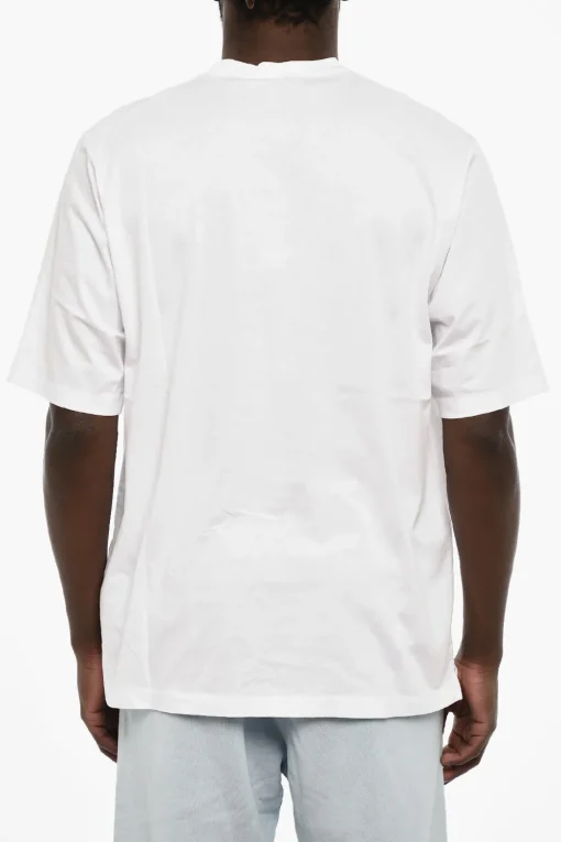 Discount T-shirt Girocollo con Stampa Frontale Uomo T-Shirt