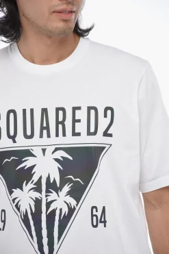 Outlet T-Shirt Girocollo Con Stampa Iridiscente Uomo T-Shirt