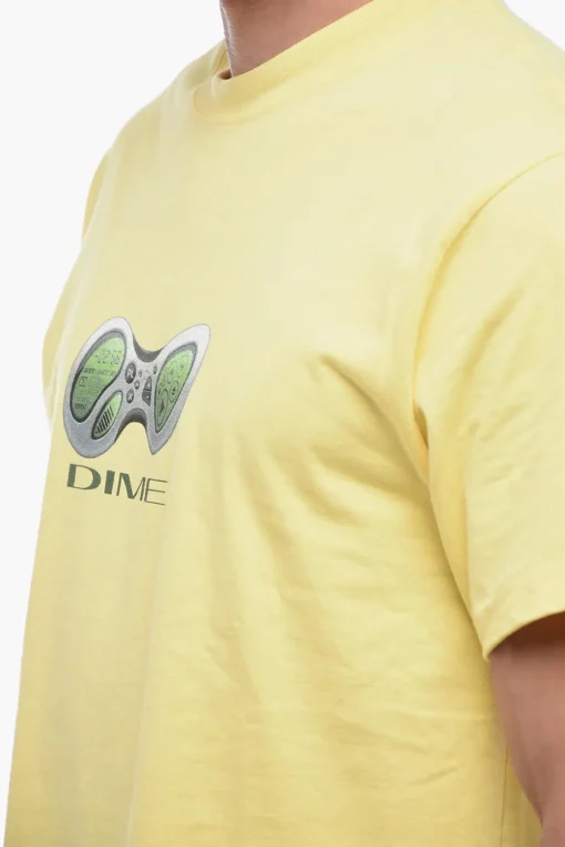 T-Shirt Girocollo con Stampa sul Fronte>Dime Online