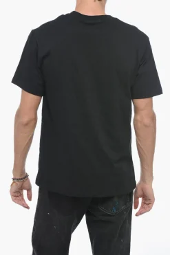 Sale T-Shirt Girocollo con Stampa sul Fronte Uomo T-Shirt