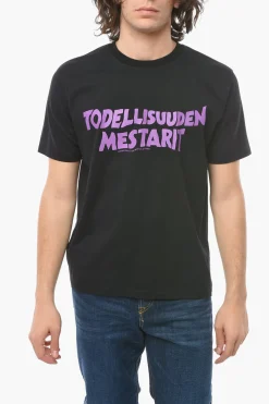 Best T-Shirt Girocollo con Stampa a Contrasto Uomo T-Shirt