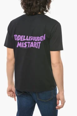 Best T-Shirt Girocollo con Stampa a Contrasto Uomo T-Shirt