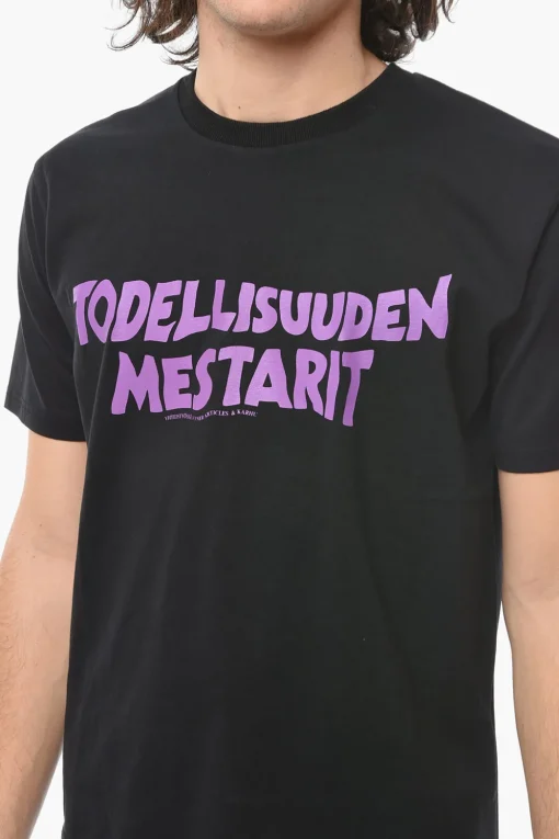 Best T-Shirt Girocollo con Stampa a Contrasto Uomo T-Shirt