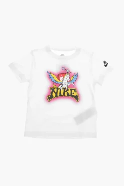 T-Shirt Girocollo con Stampa sul Fronte>Nike KIDS Clearance