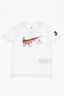 T-shirt Girocollo con Stampa Frontale>Nike KIDS Hot