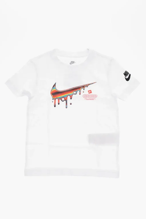 T-shirt Girocollo con Stampa Frontale>Nike KIDS Hot