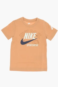 T-Shirt Girocollo con Stampa Frontale>Nike KIDS Hot