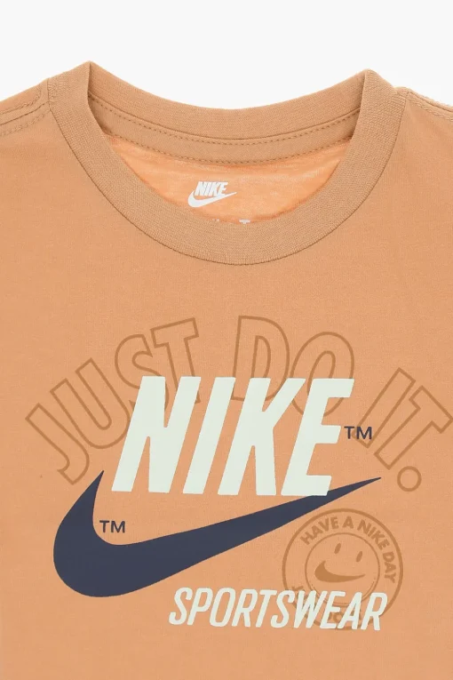 T-Shirt Girocollo con Stampa Frontale>Nike KIDS Hot