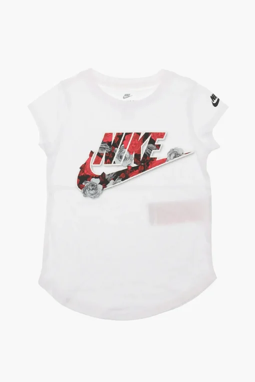 Hot T-shirt Girocollo con Stampa Abbigliamento