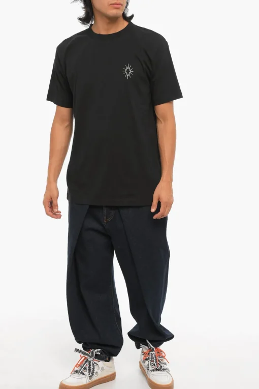 Discount T-Shirt Girocollo ECLIPSE CROSS in Tinta Unita Uomo T-Shirt