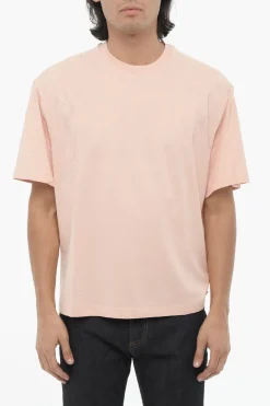 Discount T-shirt Girocollo FAIRISLE THUNDERBOLT Slim Fit con Stampa Tono su Tono Uomo T-Shirt