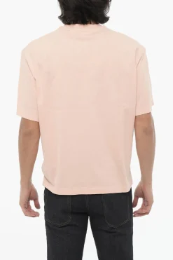 Discount T-shirt Girocollo FAIRISLE THUNDERBOLT Slim Fit con Stampa Tono su Tono Uomo T-Shirt