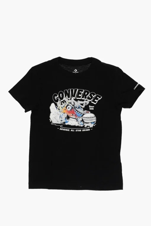 T-Shirt Girocollo FLAMING CHUCK MOBILE Stampata sul Fronte>Converse KIDS Best