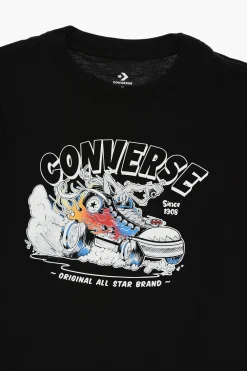 T-Shirt Girocollo FLAMING CHUCK MOBILE Stampata sul Fronte>Converse KIDS Best