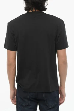 Discount T-shirt Girocollo FOR YOU In Cotone con Stampa a Contrato Uomo T-Shirt