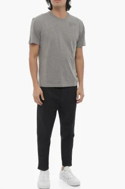 Clearance T-Shirt Girocollo HUMAN WITH EXTRAORDINARY VISION Slim Fit Uomo T-Shirt