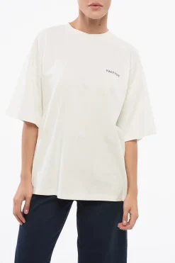 Best T-shirt Girocollo in Cotone con Stampa Logo Donna T-Shirts E Tops