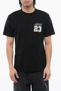 T-shirt Girocollo In Cotone 23 Slim Fit>Off-White New