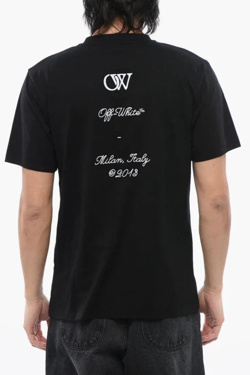 T-shirt Girocollo In Cotone 23 Slim Fit>Off-White New