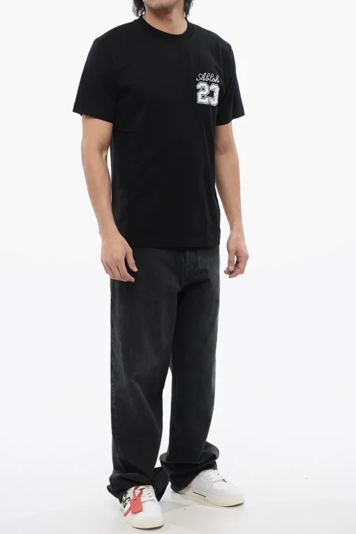 T-shirt Girocollo In Cotone 23 Slim Fit>Off-White New