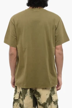T-shirt Girocollo in Cotone con Stampa Frontale>Bluemarble Best