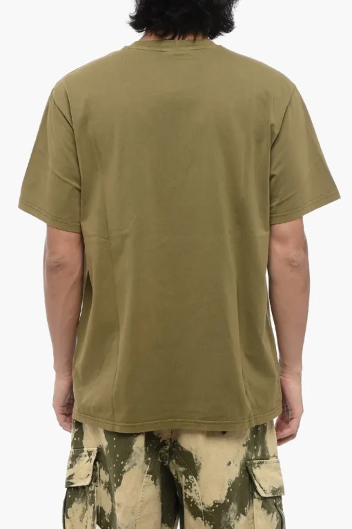 T-shirt Girocollo in Cotone con Stampa Frontale>Bluemarble Best