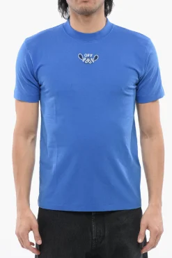T-shirt Girocollo in Motivo Bandana>Off-White New