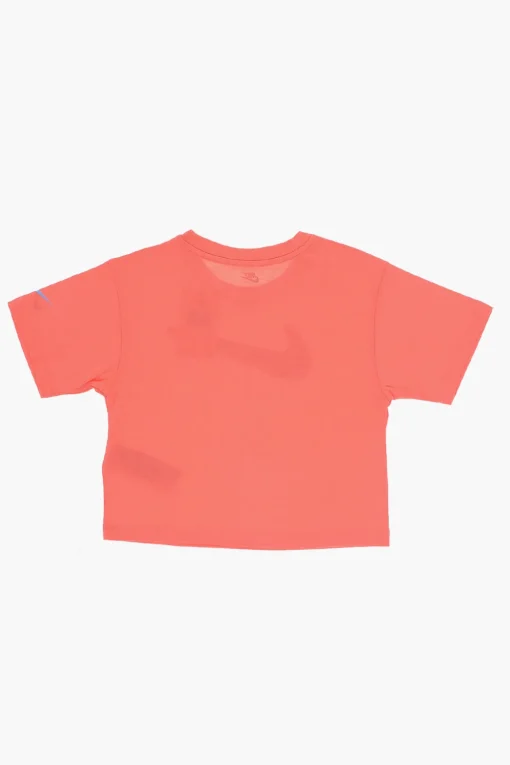 T-Shirt Girocollo in Tinta Unita con Logo Lurex>Nike KIDS Discount
