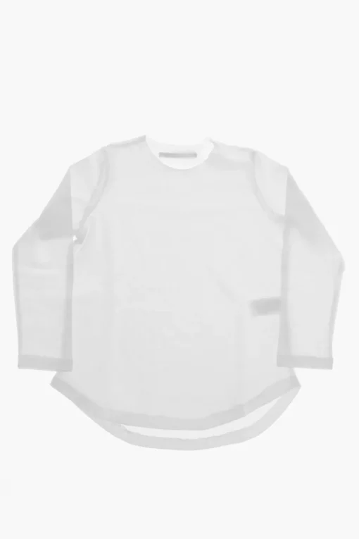 Best T-Shirt Girocollo in Tinta Unita a Maniche Lunghe Bambino Abbigliamento