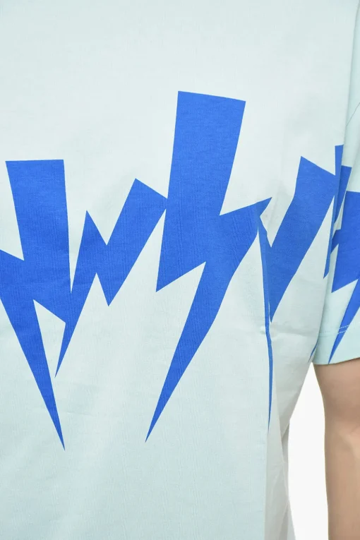 Outlet T-Shirt Girocollo JUMBLED BOLT Slim Fit Uomo T-Shirt