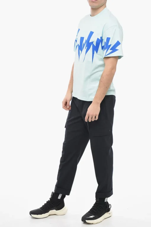 Outlet T-Shirt Girocollo JUMBLED BOLT Slim Fit Uomo T-Shirt