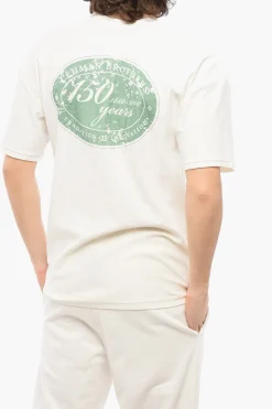 Online T-shirt Girocollo LEHMAN BRTHERS In Cotone Con Stampa sul Retro Uomo T-Shirt
