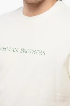 Online T-shirt Girocollo LEHMAN BRTHERS In Cotone Con Stampa sul Retro Uomo T-Shirt