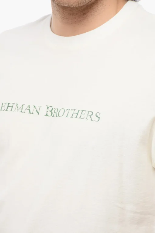Online T-shirt Girocollo LEHMAN BRTHERS In Cotone Con Stampa sul Retro Uomo T-Shirt