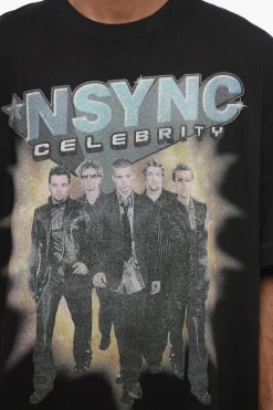 Fashion T-shirt Girocollo NSYNC CELEBRITY Stampata Uomo T-Shirt