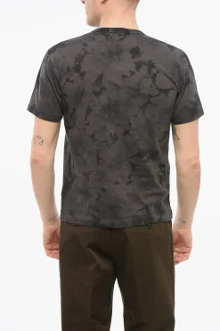 Discount T-Shirt Girocollo PURE MIND in Cotone Tie Dye Uomo T-Shirt