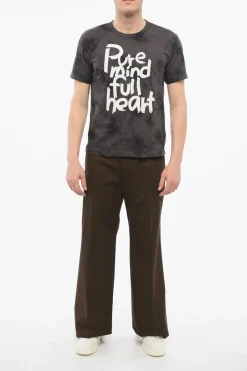 Discount T-Shirt Girocollo PURE MIND in Cotone Tie Dye Uomo T-Shirt