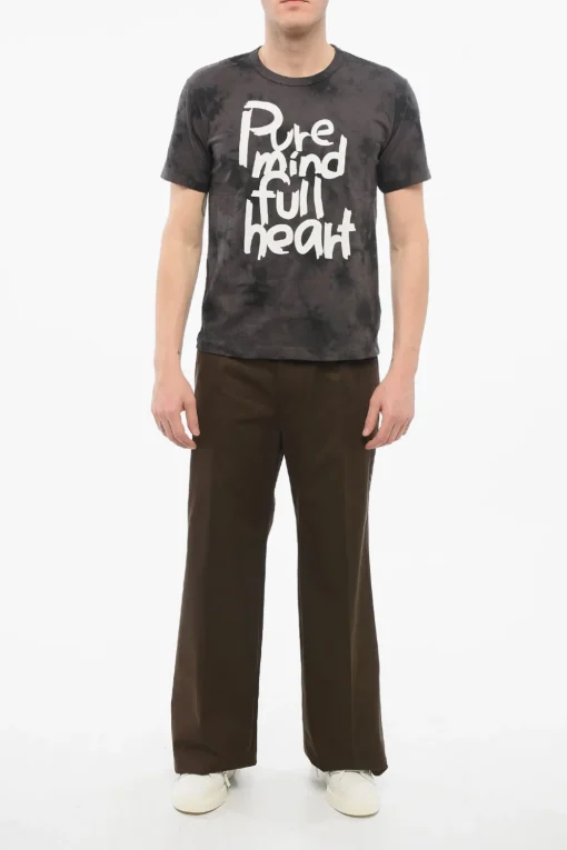 Discount T-Shirt Girocollo PURE MIND in Cotone Tie Dye Uomo T-Shirt