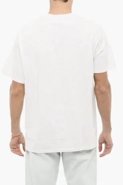 Online T-Shirt Girocollo RANGER in Tinta Unita con Stampa a Contrasto Uomo T-Shirt