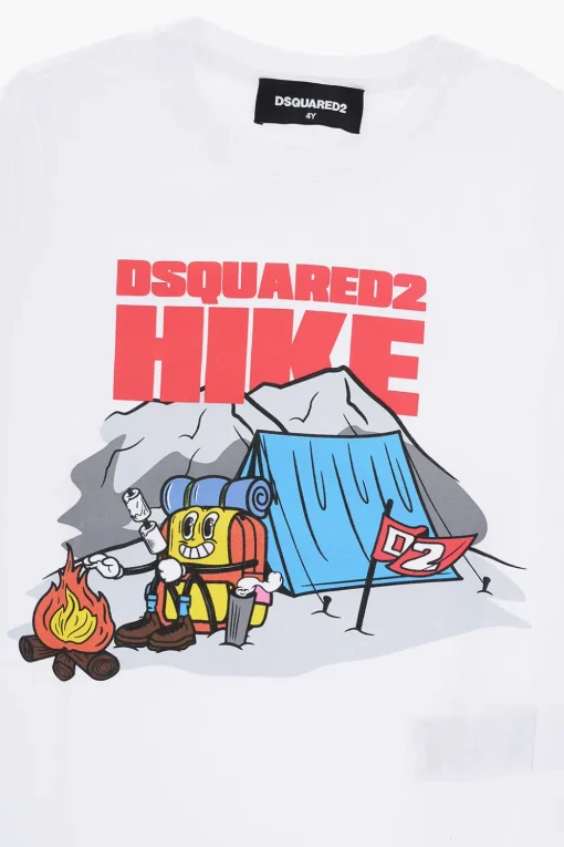 T-Shirt Girocollo RELAX a Maniche Lunghe>Dsquared2 Kids Hot