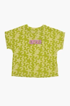 T-shirt Girocollo RELAXED DOLMAN con Stelle all-Over>Converse KIDS Fashion