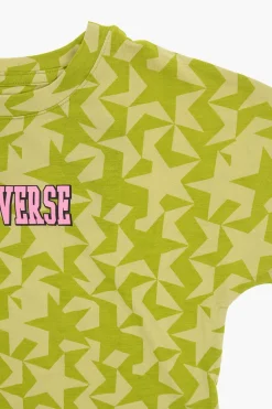 T-shirt Girocollo RELAXED DOLMAN con Stelle all-Over>Converse KIDS Fashion