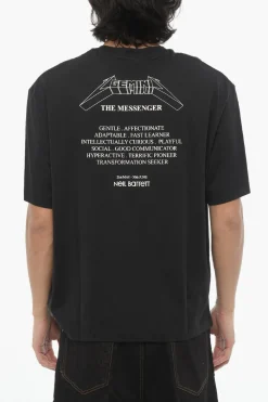 Hot T-shirt Girocollo ROCK BAND ZODIAC GEMINI Slim Fit con Maniche Dropped Uomo T-Shirt