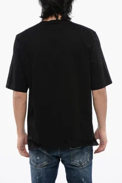 Discount T-Shirt Girocollo Skater Fit D2 SUBURBANS in Cotone Uomo T-Shirt
