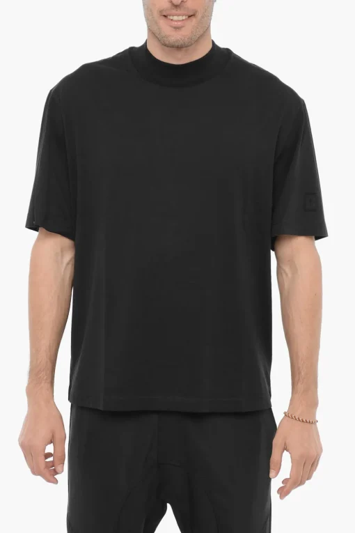 T-shirt Girocollo Slim Fit con Borchie>Neil Barrett Hot
