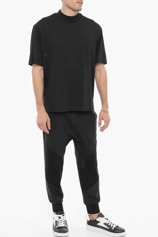 T-shirt Girocollo Slim Fit con Borchie>Neil Barrett Hot