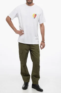 Discount T-Shirt Girocollo Stampata Uomo T-Shirt