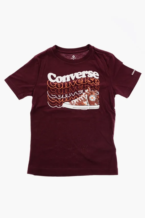 T-Shirt Girocollo Stampata sul Fronte>Converse KIDS Outlet