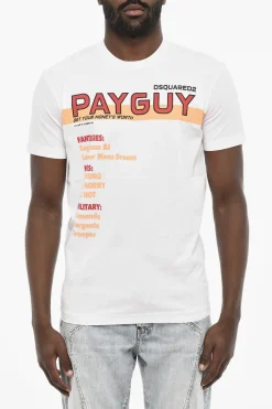T-shirt Girocollo Stampata>Dsquared2 Sale
