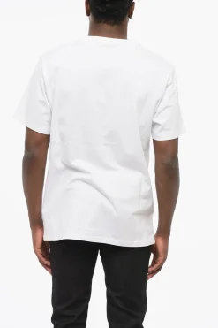 Online T-Shirt Girocollo Stampata sul Fronte Uomo T-Shirt